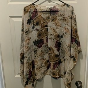 Nordstroms flowy floral blouse